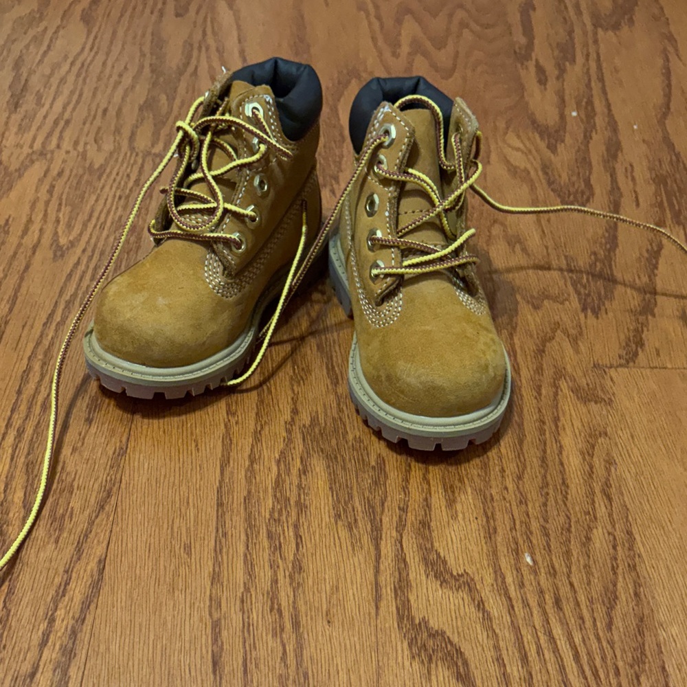 Timberland Kids Brown Lace-Up Boots